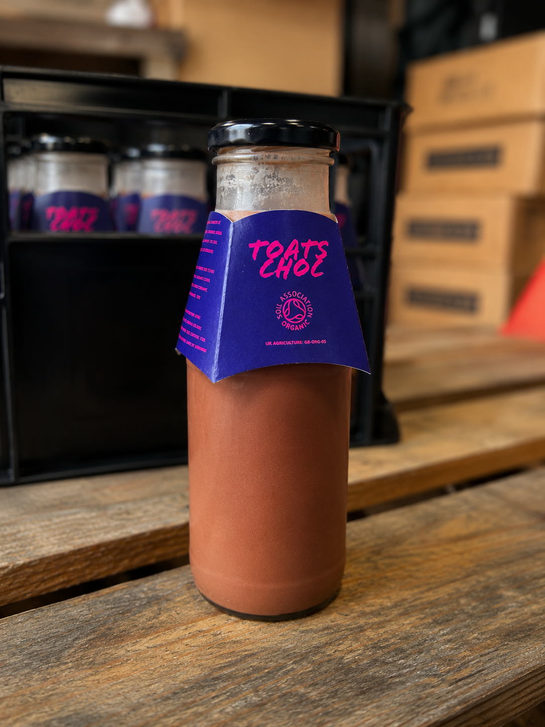 TOATS CHOC - 500ml Glass Bottle